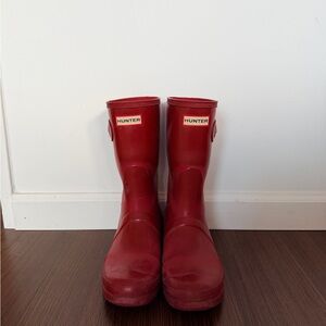 Hunter Classic Red Waterproof Boots